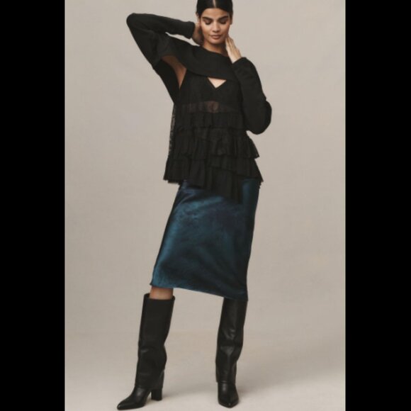 Brand New By Anthropologie Black Sweater Shrug - Picture 5 of 12